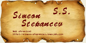Simeon Stepančev vizit kartica